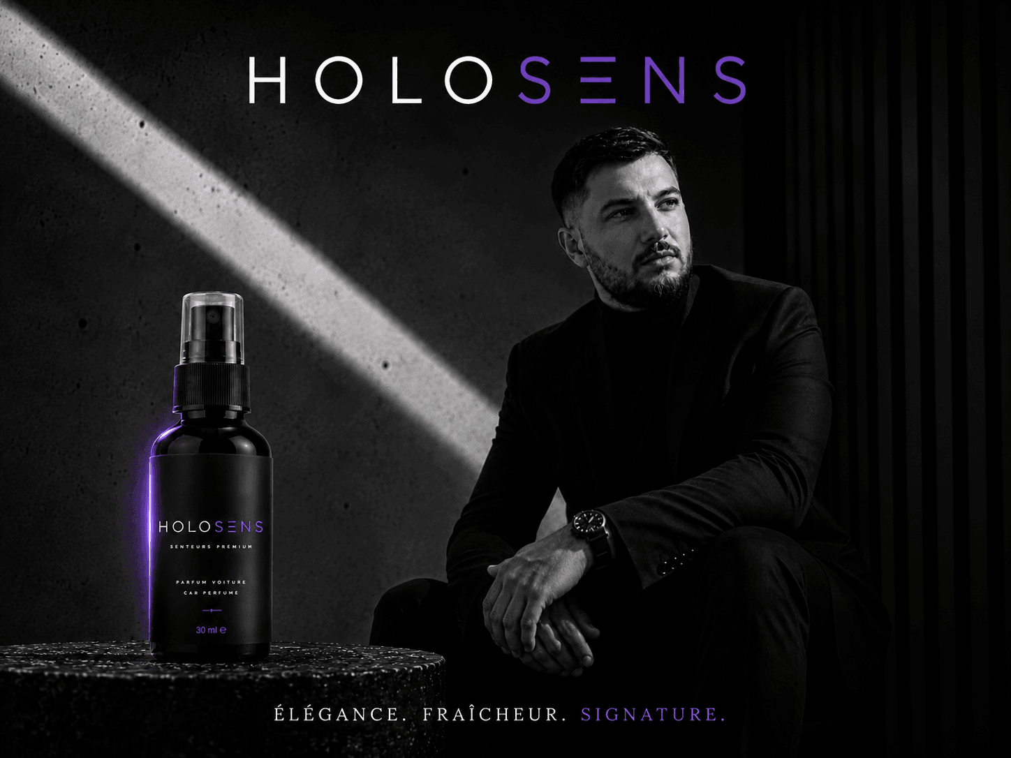 Gamme HoloSens : sent-bon personnalisé et spray 30 ml